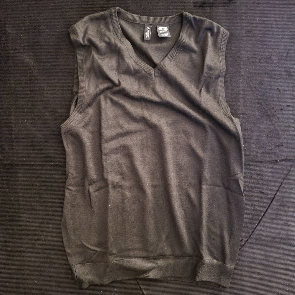 Empra 100% Acrylic Men's V-Neck Sweater Vest, Size 2XL